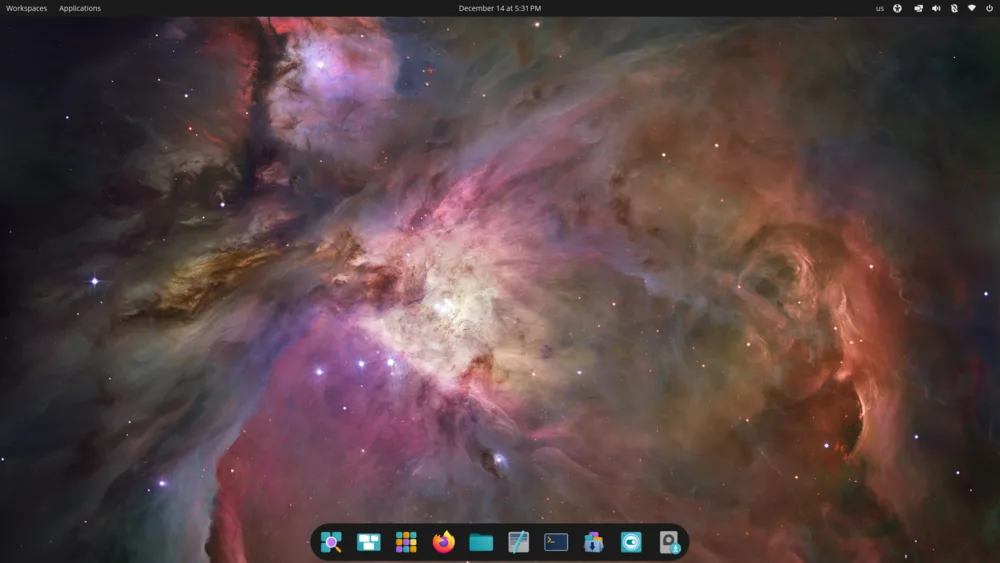 Escritorio de Pop!_OS 24.04 LTS con COSMIC